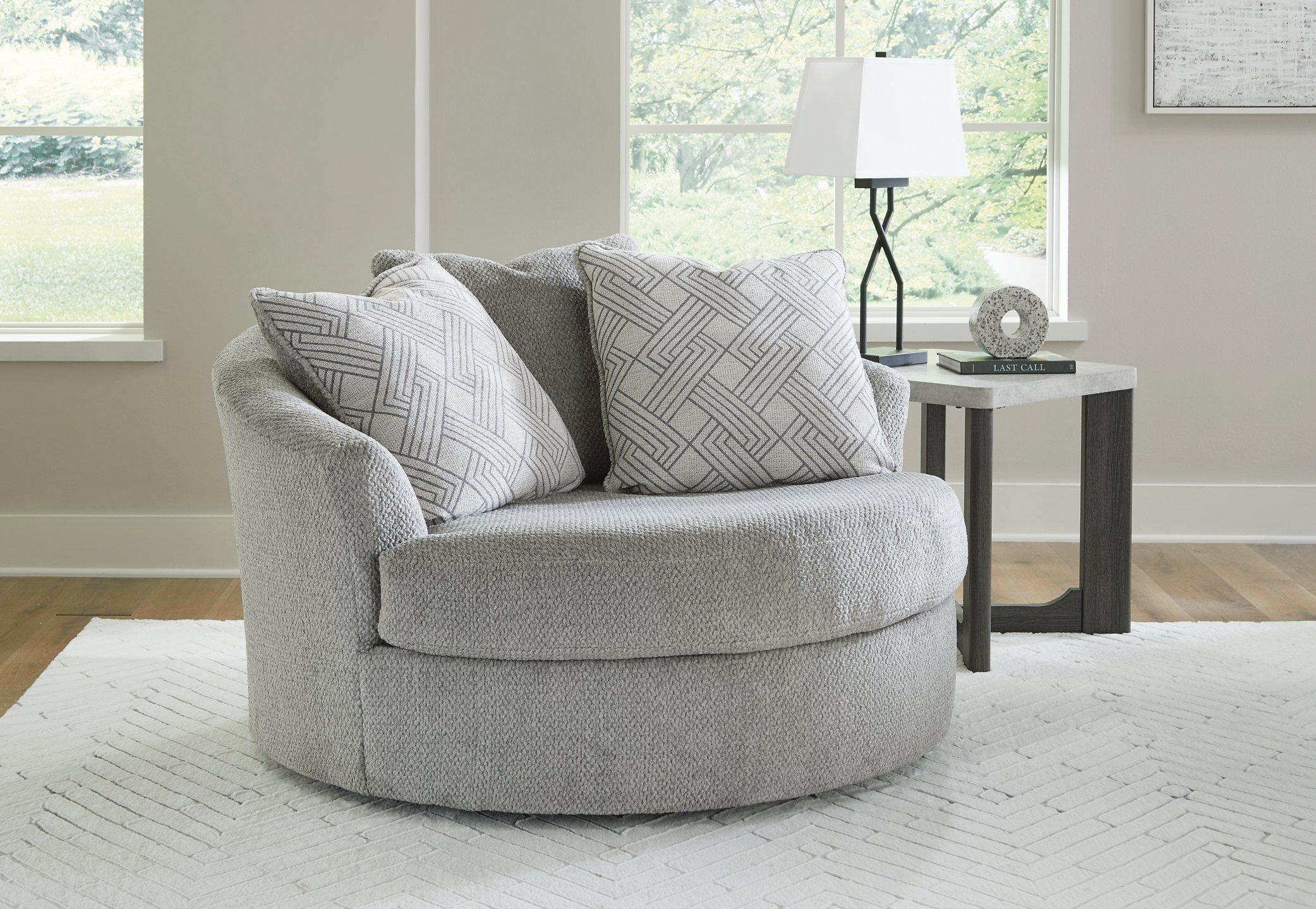 Casselbury Oversized Swivel Accent Chair - Luxury Home Furniture (MI)