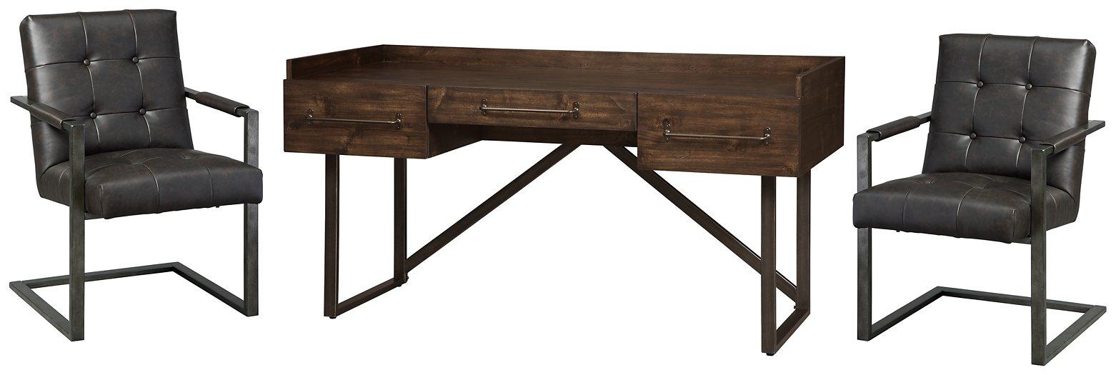 Starmore Home Office Desk with 2 Chairs - Luxury Home Furniture (MI)