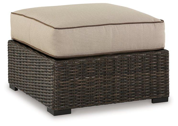 Coastline Bay Outdoor Ottoman with Cushion - Luxury Home Furniture (MI)