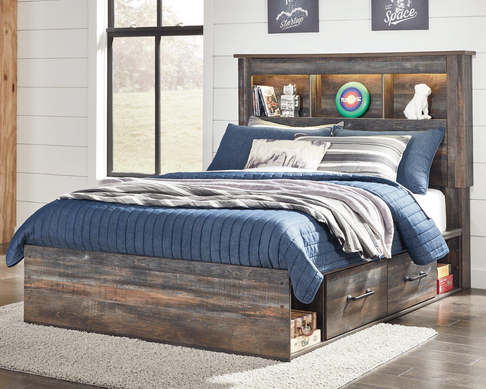 Drystan Youth Bed with 2 Storage Drawers - Luxury Home Furniture (MI)