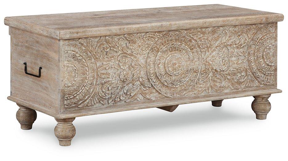 Fossil Ridge Storage Bench - Luxury Home Furniture (MI)