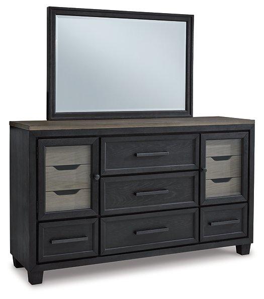 Foyland Dresser and Mirror - Luxury Home Furniture (MI)