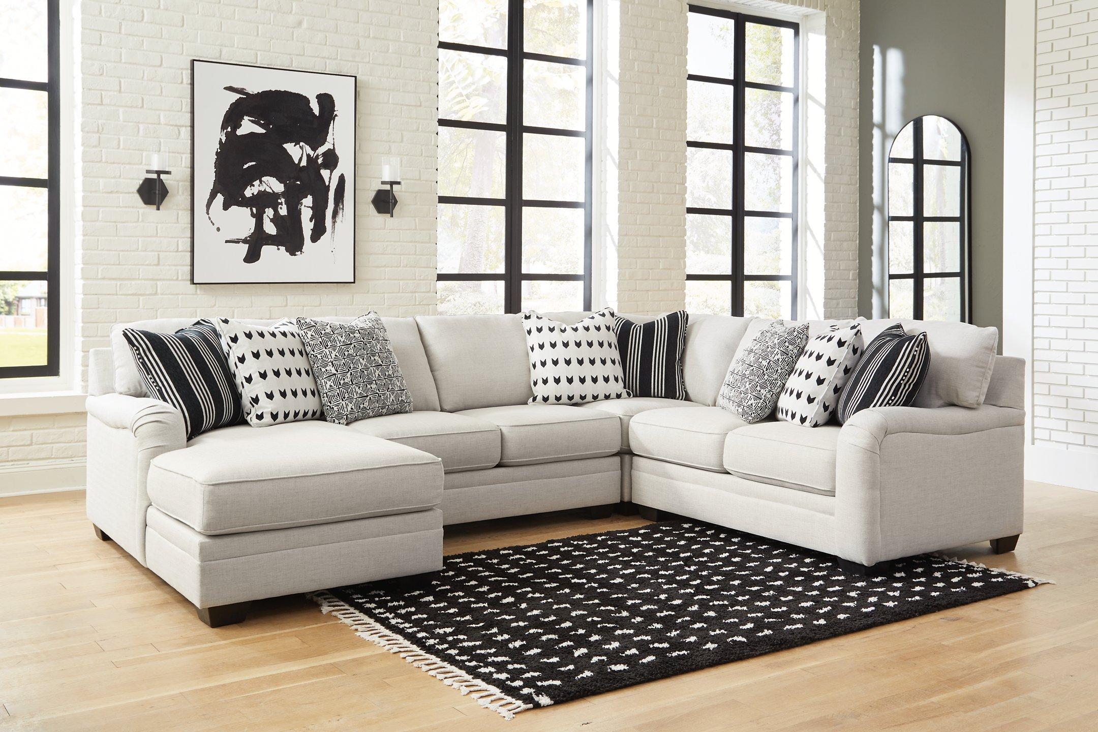 Huntsworth Sectional with Chaise - Luxury Home Furniture (MI)