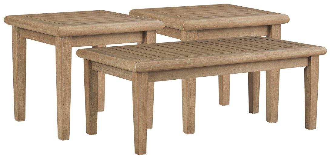Gerianne Outdoor Occasional Table Set - Luxury Home Furniture (MI)