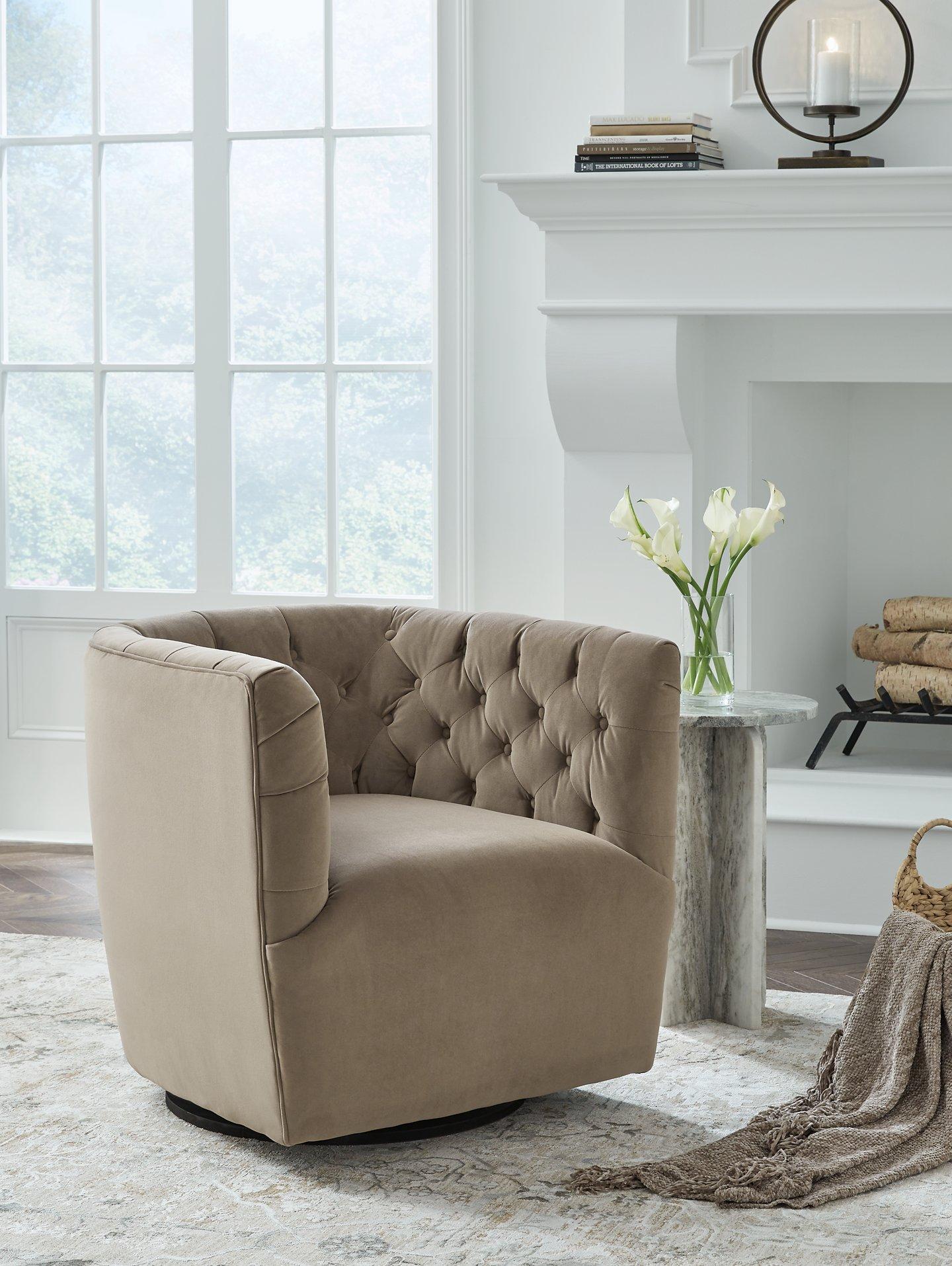 Hayesler Swivel Accent Chair - Luxury Home Furniture (MI)