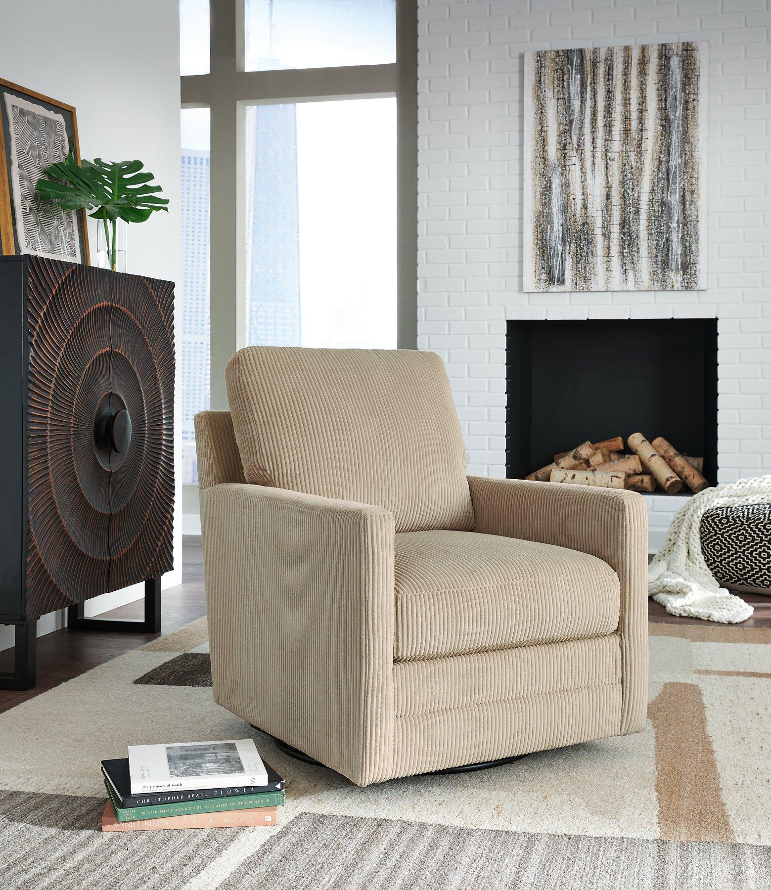 Icaman Swivel Accent Chair - Luxury Home Furniture (MI)