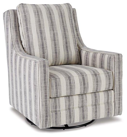 Kambria Swivel Glider Accent Chair - Luxury Home Furniture (MI)