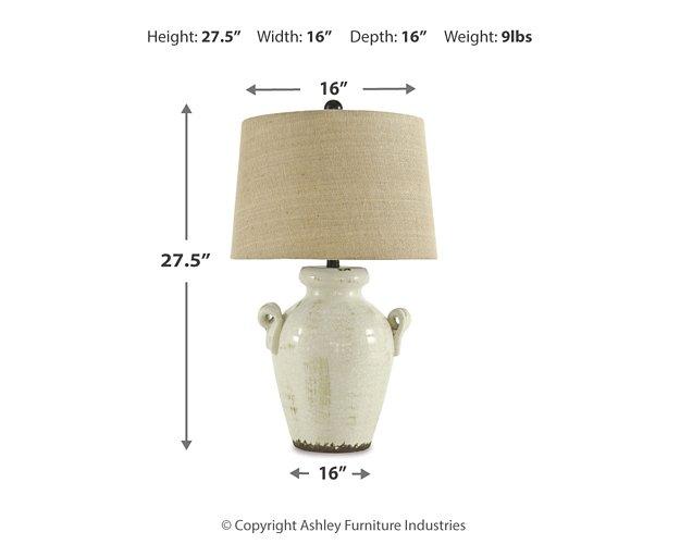 Emelda Table Lamp - Luxury Home Furniture (MI)