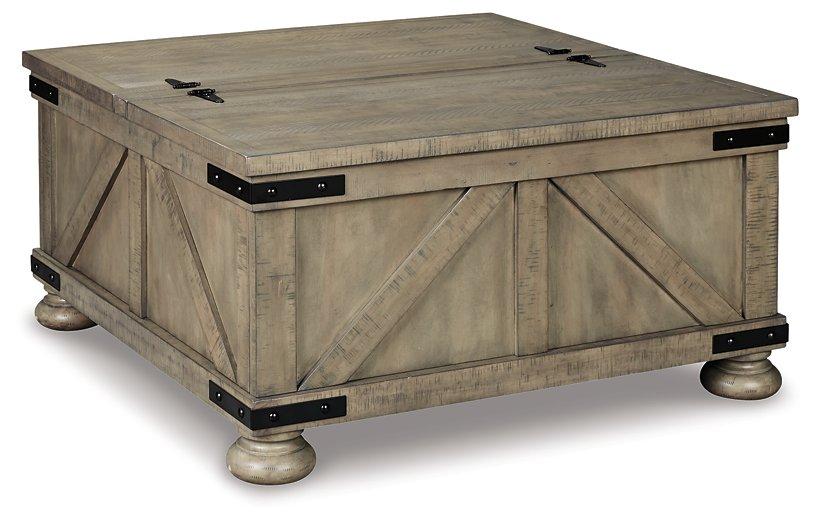 Aldwin Coffee Table With Storage - Luxury Home Furniture (MI)