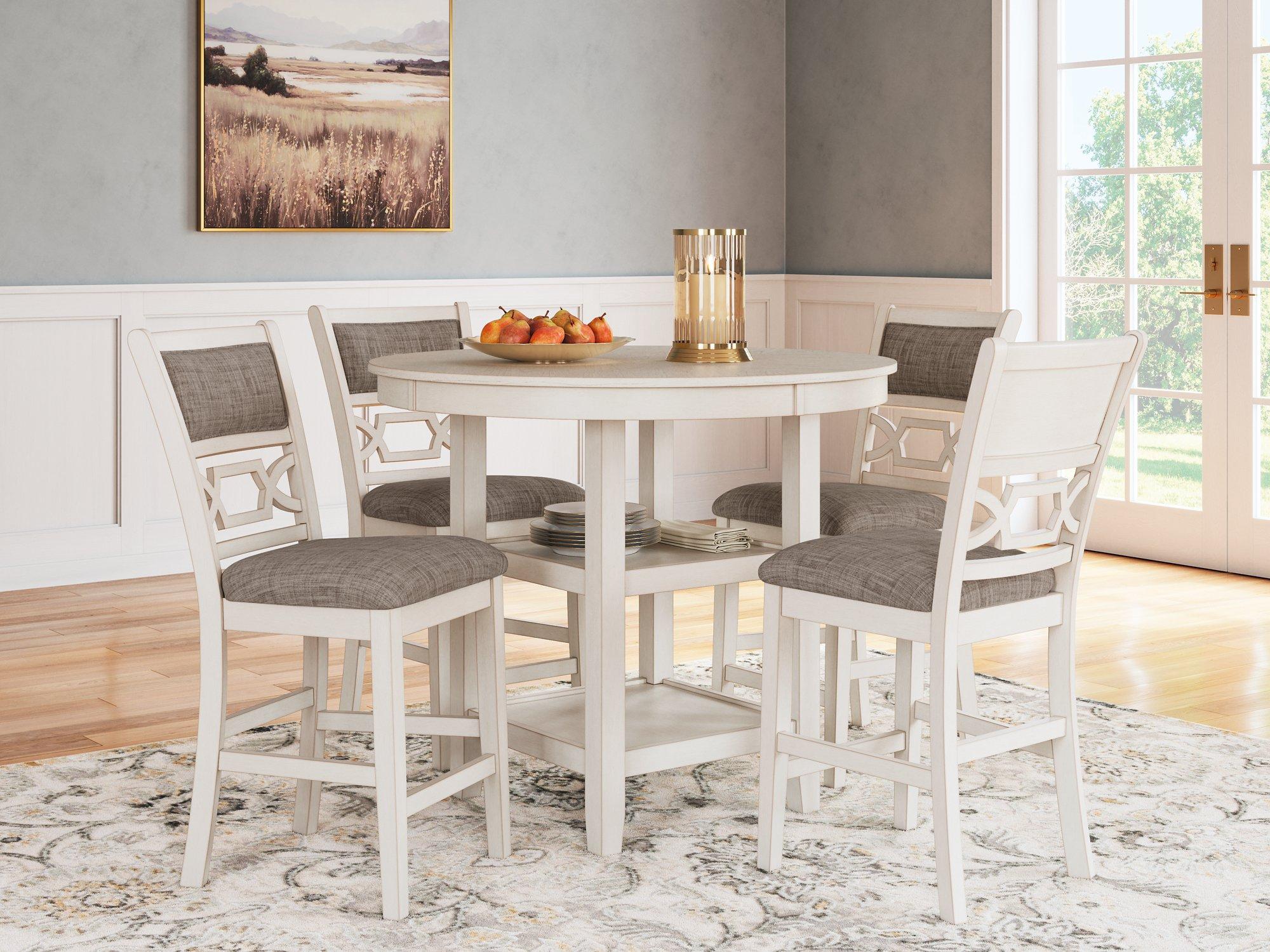 Erinberg Counter Height Dining Table and 4 Barstools (Set of 5) - Luxury Home Furniture (MI)