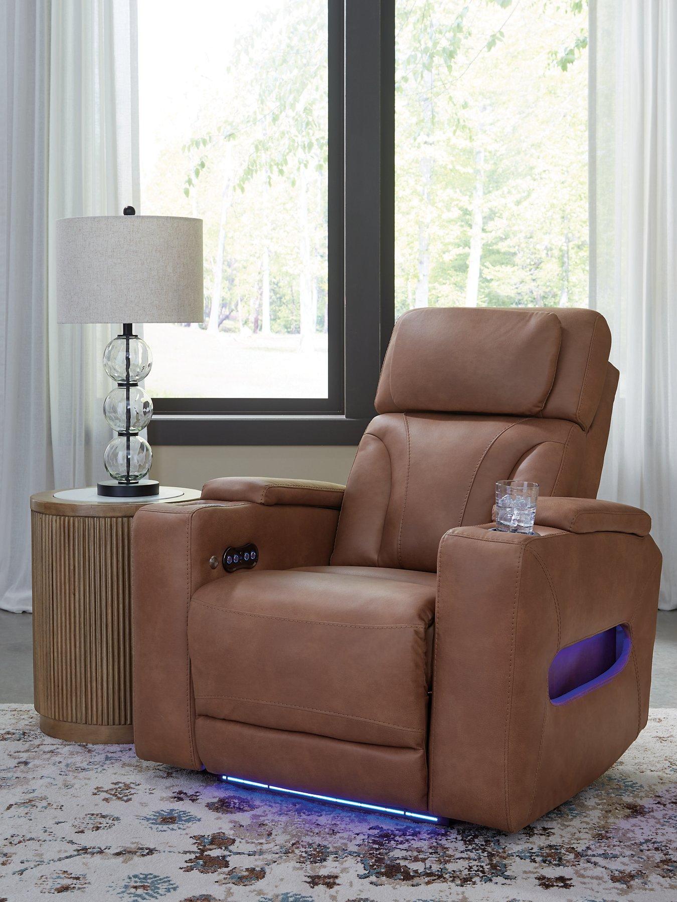 Clean-Slate Power Recliner - Luxury Home Furniture (MI)
