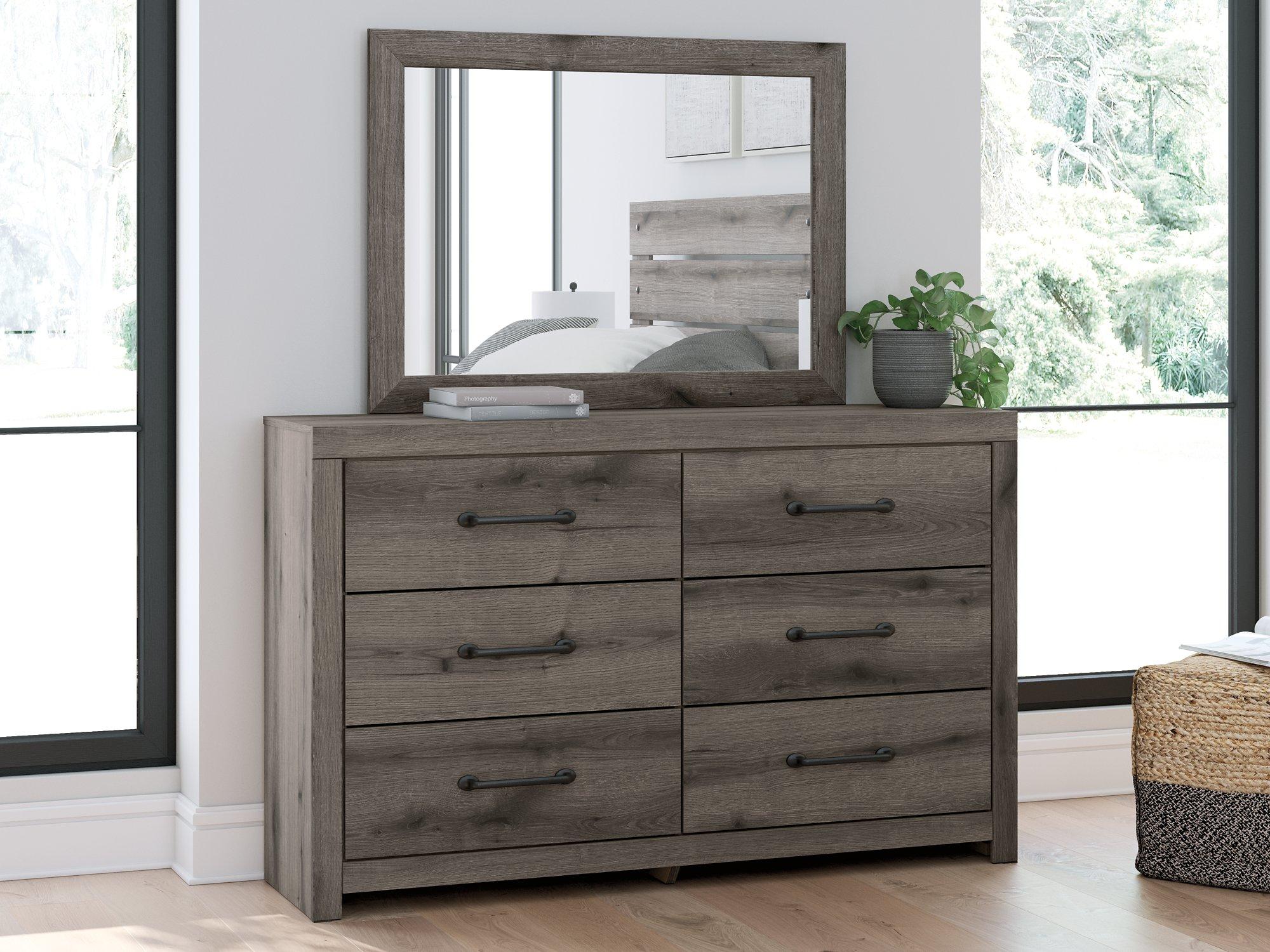 Graystorm Dresser and Mirror - Luxury Home Furniture (MI)