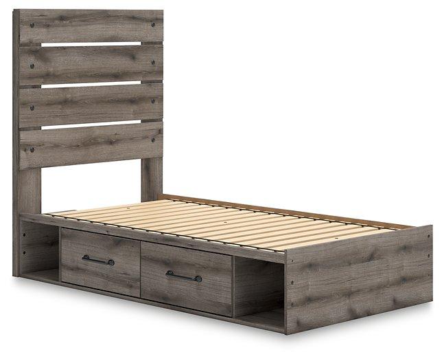 Graystorm Bed with Storage - Luxury Home Furniture (MI)