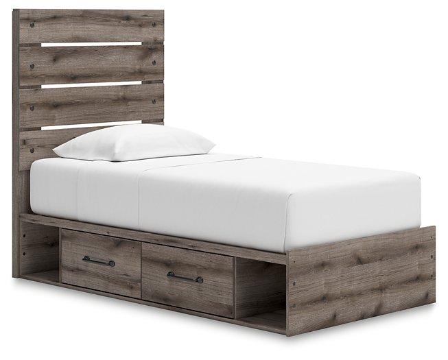 Graystorm Bed with Storage - Luxury Home Furniture (MI)