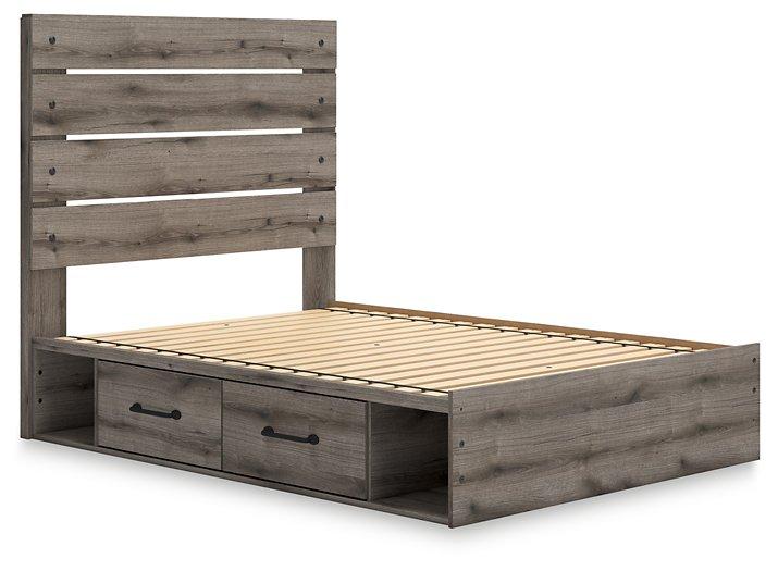 Graystorm Bed with Storage - Luxury Home Furniture (MI)