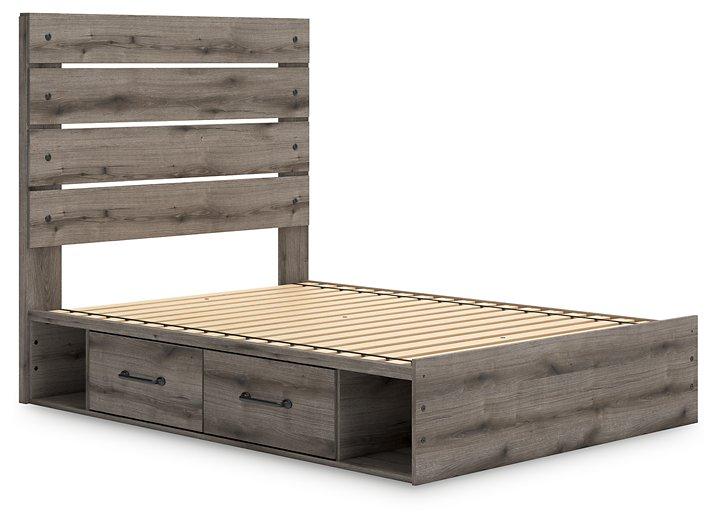 Graystorm Bed with Storage - Luxury Home Furniture (MI)