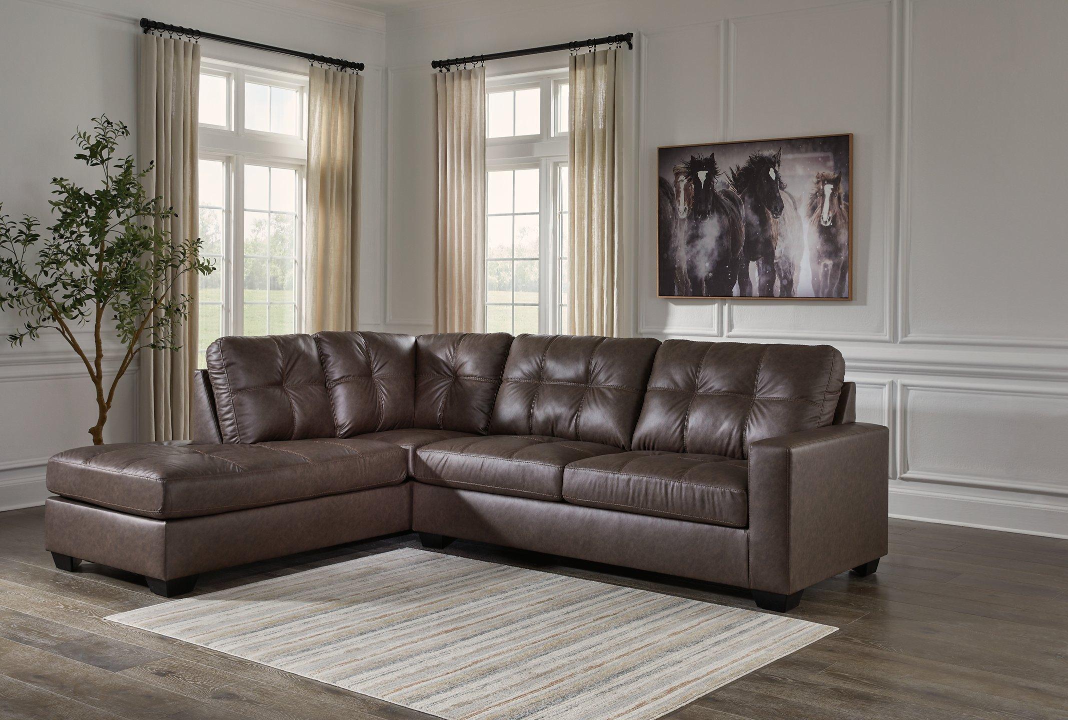 Barlin Mills Sectional with Chaise - Luxury Home Furniture (MI)