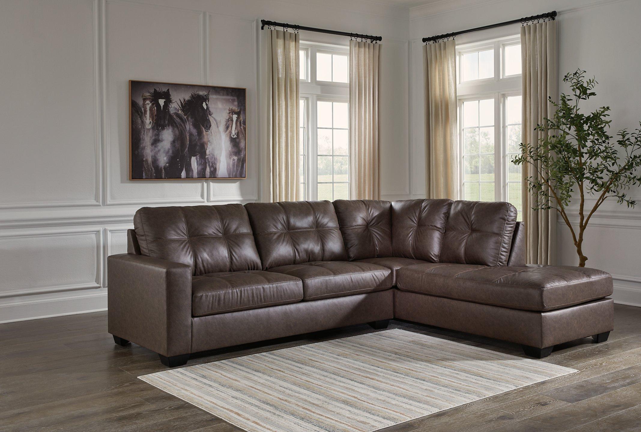 Barlin Mills Sectional with Chaise - Luxury Home Furniture (MI)