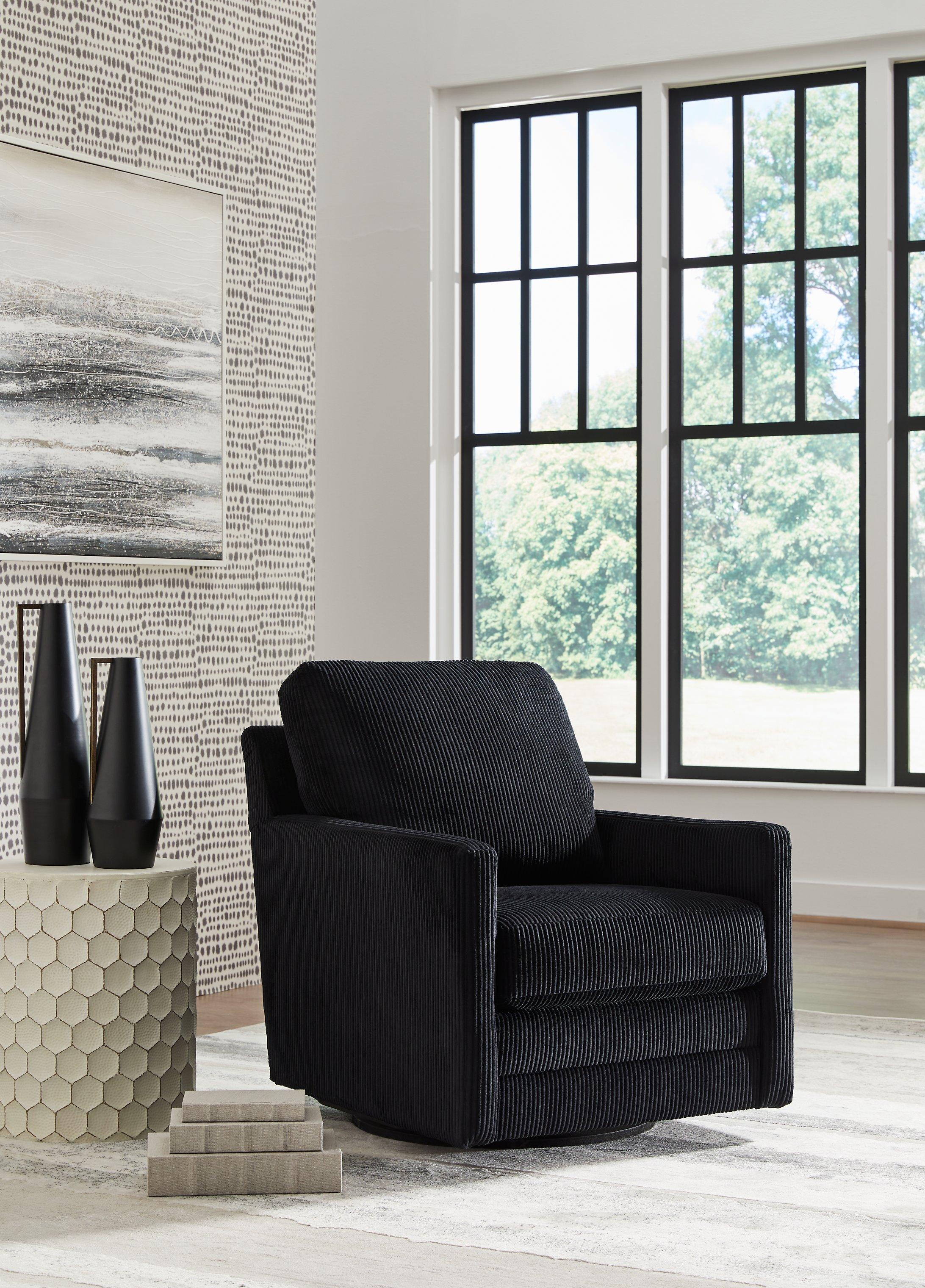 Icaman Swivel Accent Chair - Luxury Home Furniture (MI)