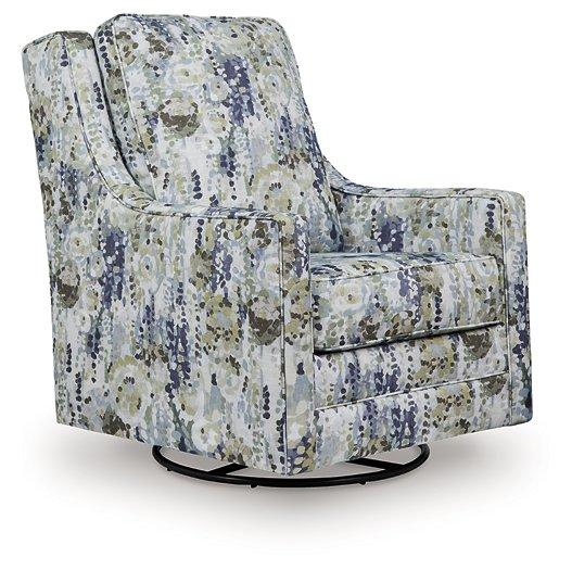 Dustinford Swivel Glider Accent Chair - Luxury Home Furniture (MI)