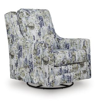 Dustinford Swivel Glider Accent Chair - Luxury Home Furniture (MI)