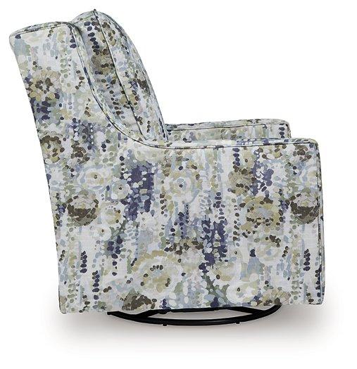 Dustinford Swivel Glider Accent Chair - Luxury Home Furniture (MI)