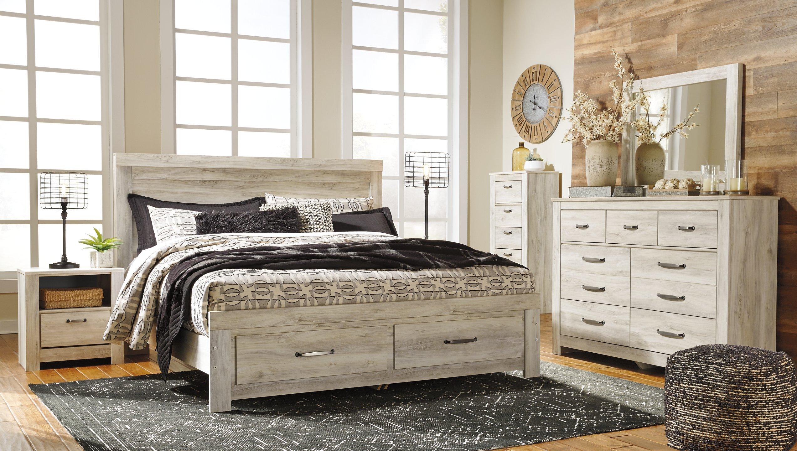 Bellaby Bed with 2 Storage Drawers - Luxury Home Furniture (MI)