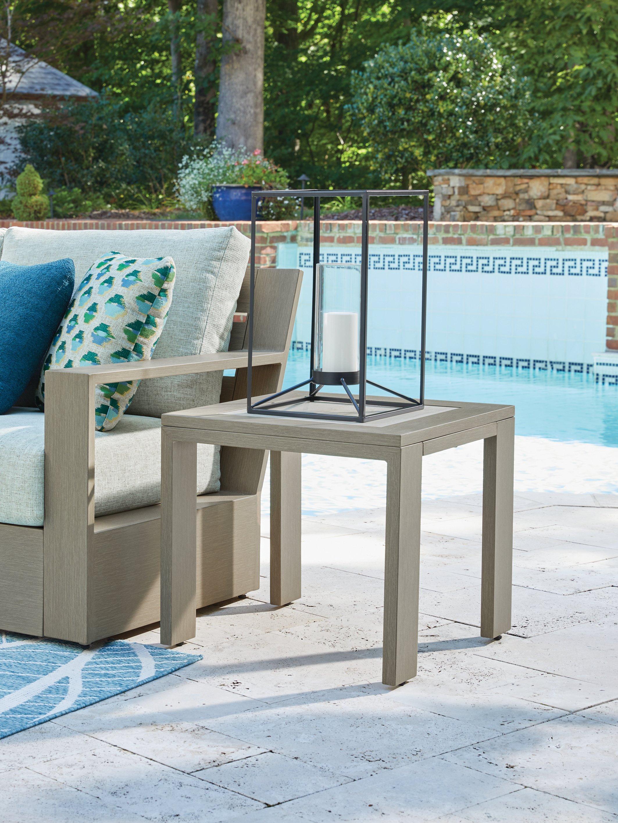 Kimpton Isle Outdoor End Table - Luxury Home Furniture (MI)