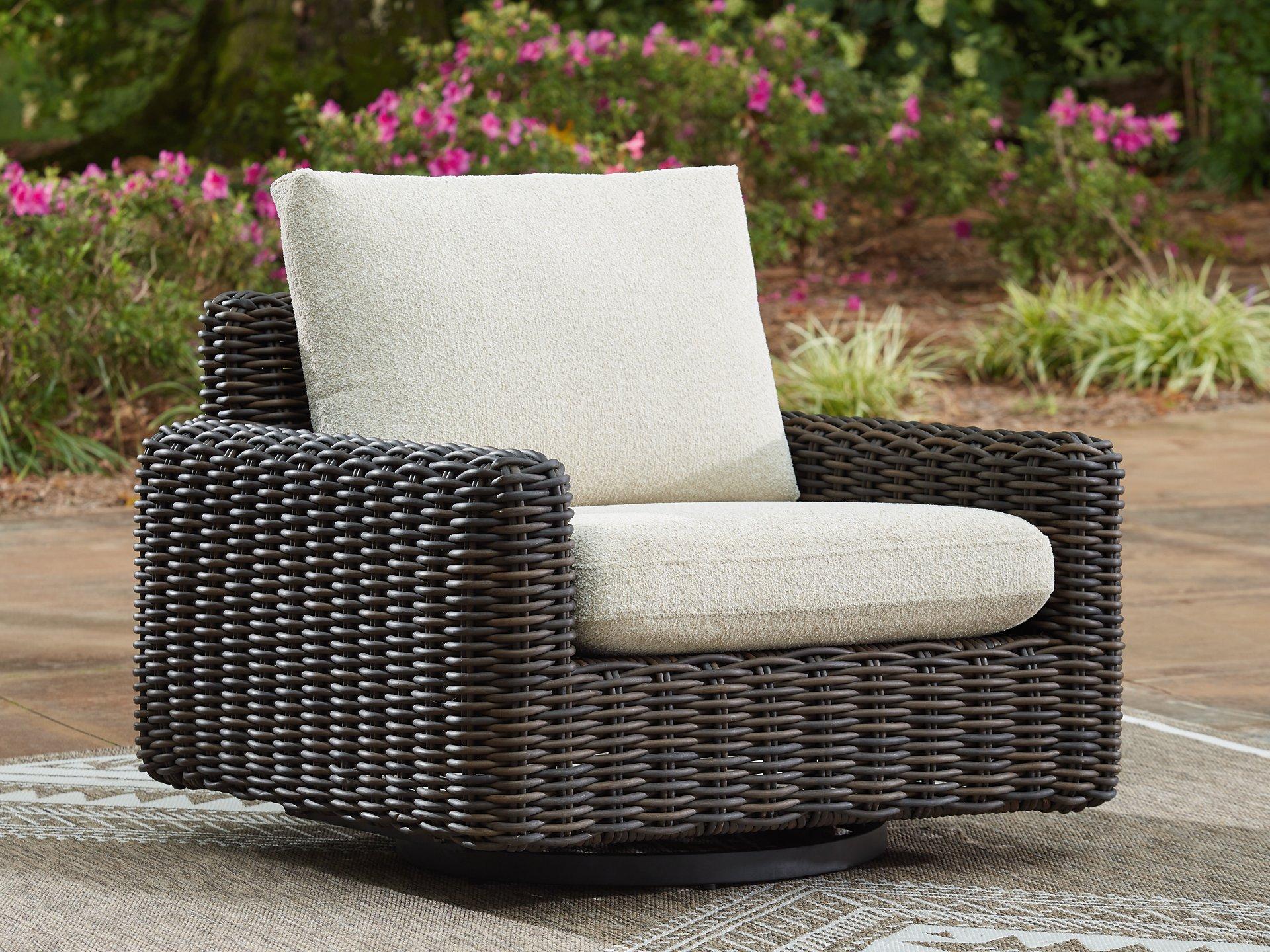 Kimora Outdoor Swivel Lounge Chair - Luxury Home Furniture (MI)