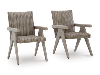 Cliff Trails Outdoor Arm Chair (Set of 2) - Luxury Home Furniture (MI)