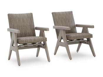 Cliff Trails Outdoor Rocking Arm Chair (Set of 2) - Luxury Home Furniture (MI)