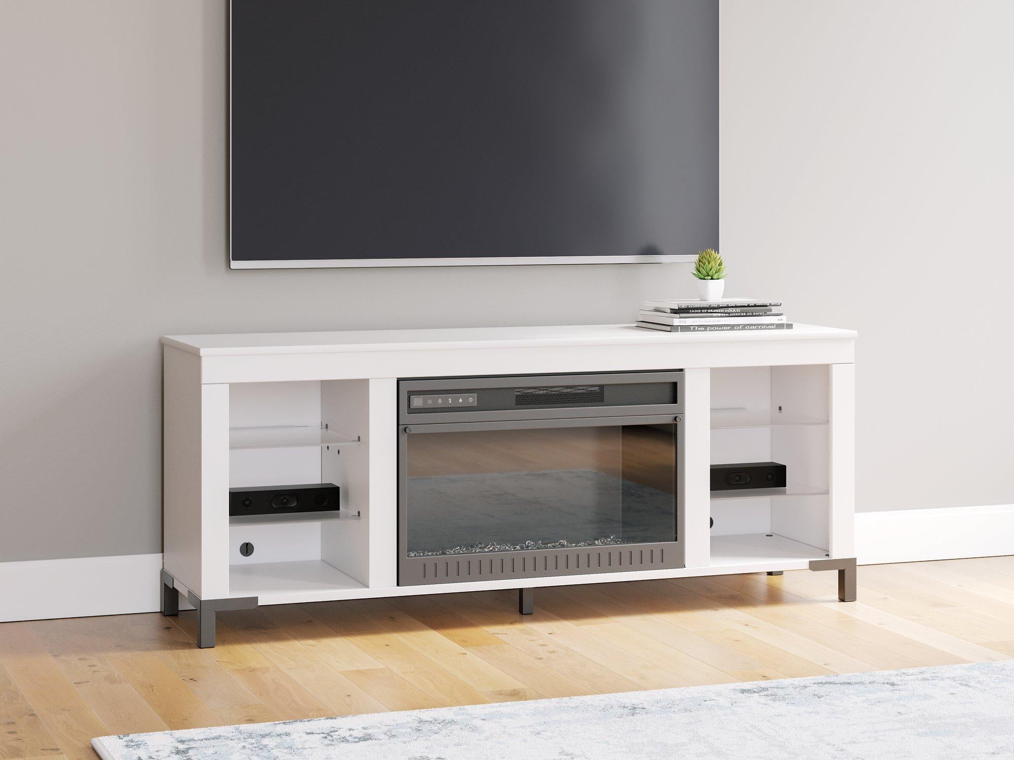 Brollevi 60" TV Stand with Electric Fireplace - Luxury Home Furniture (MI)