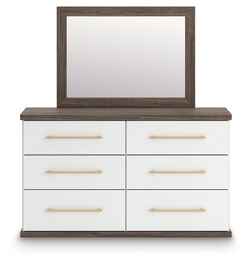 Kendanport Dresser and Mirror - Luxury Home Furniture (MI)