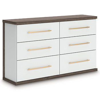 Kendanport Dresser and Mirror - Luxury Home Furniture (MI)