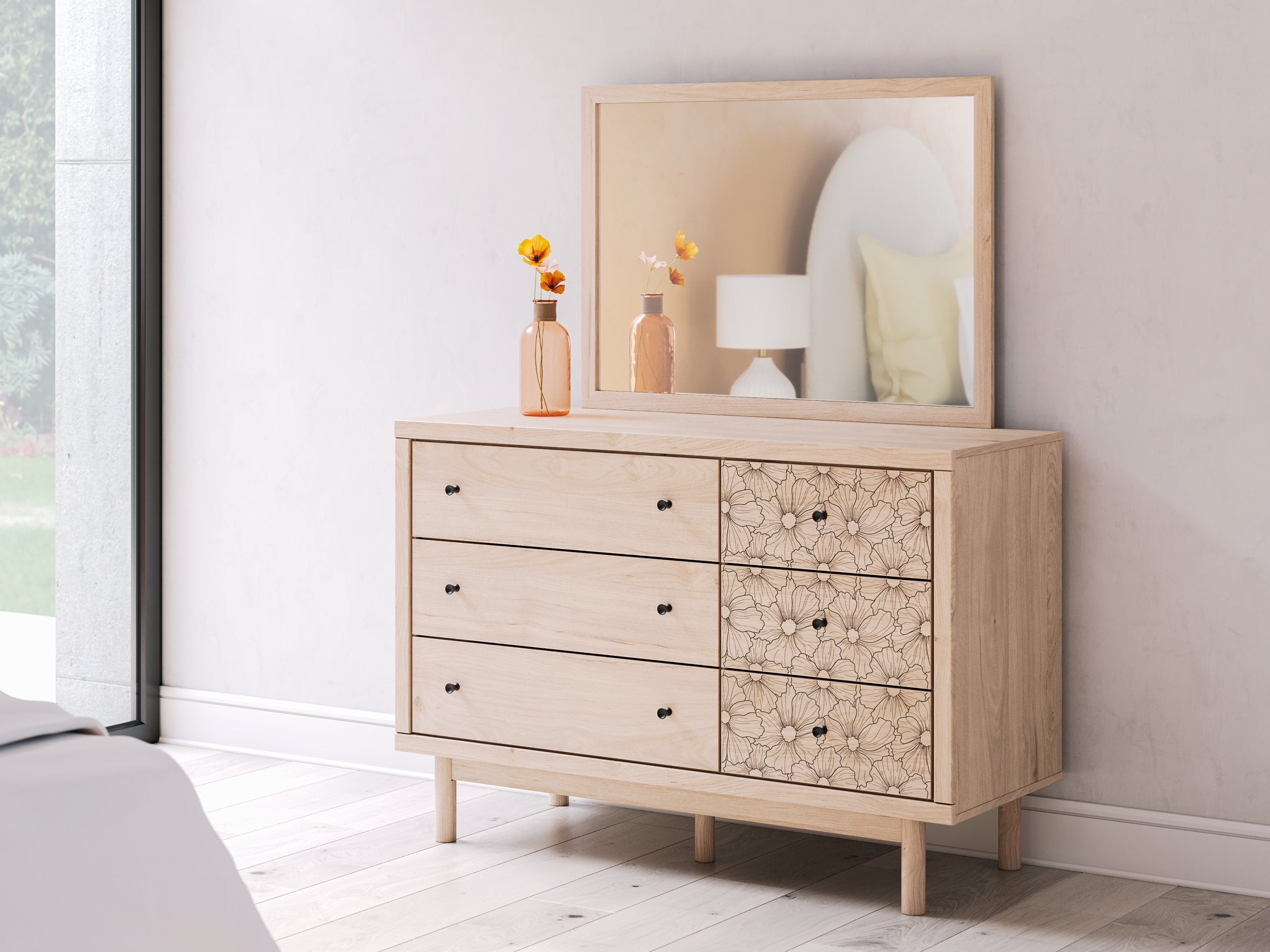 Arloster Dresser and Mirror - Luxury Home Furniture (MI)