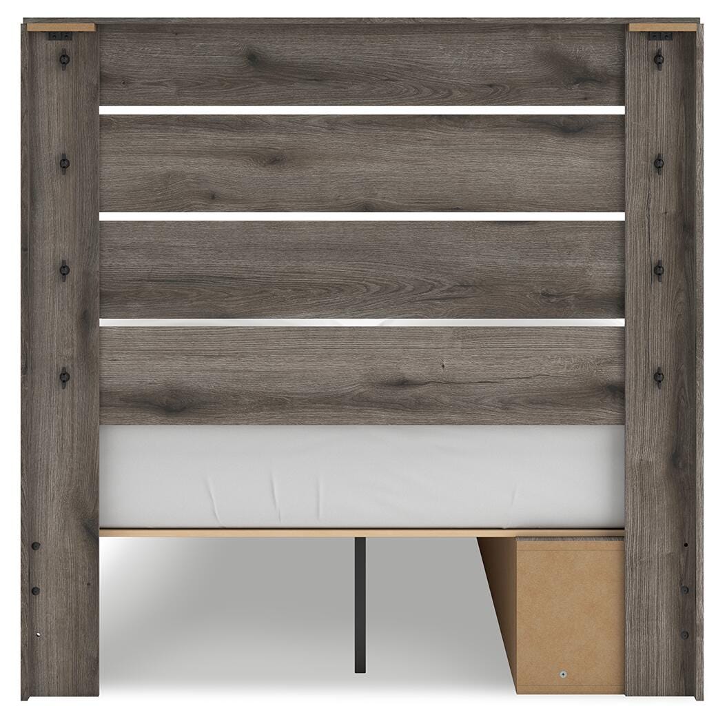 Graystorm Bed with Storage - Luxury Home Furniture (MI)