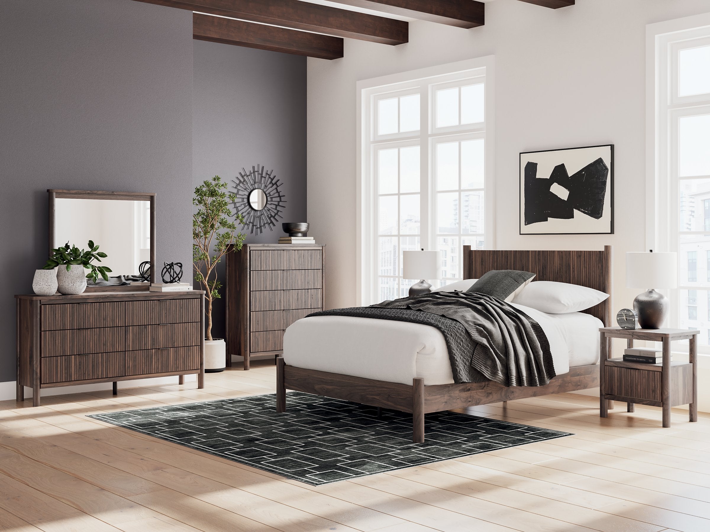 Pamytta Dresser and Mirror - Luxury Home Furniture (MI)