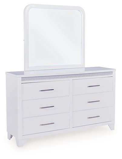 Jarlee Dresser and Mirror - Luxury Home Furniture (MI)