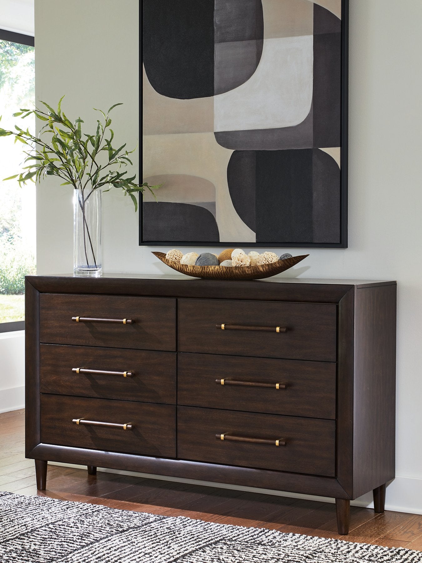 Dantenton Dresser and Mirror - Luxury Home Furniture (MI)