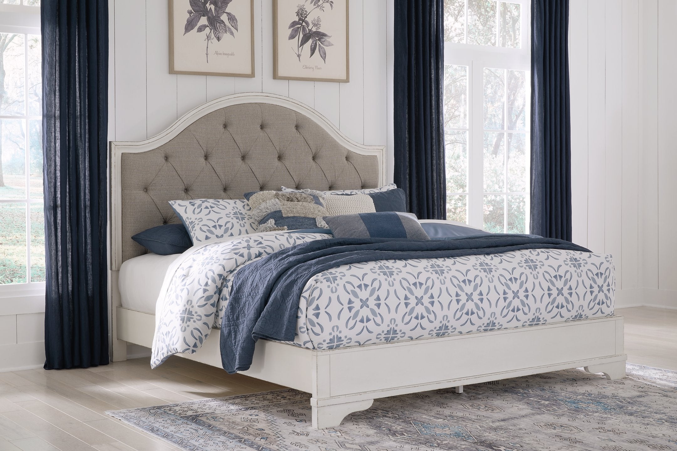Blendon Upholstered Bed - Luxury Home Furniture (MI)