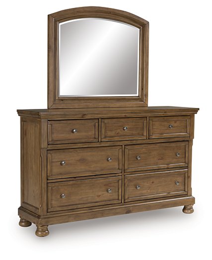 Feddinger Dresser and Mirror - Luxury Home Furniture (MI)