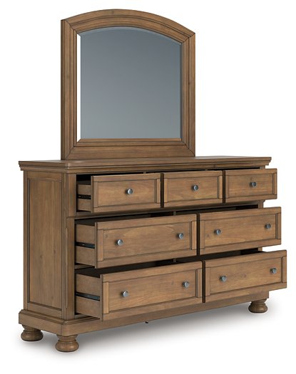 Feddinger Dresser and Mirror - Luxury Home Furniture (MI)