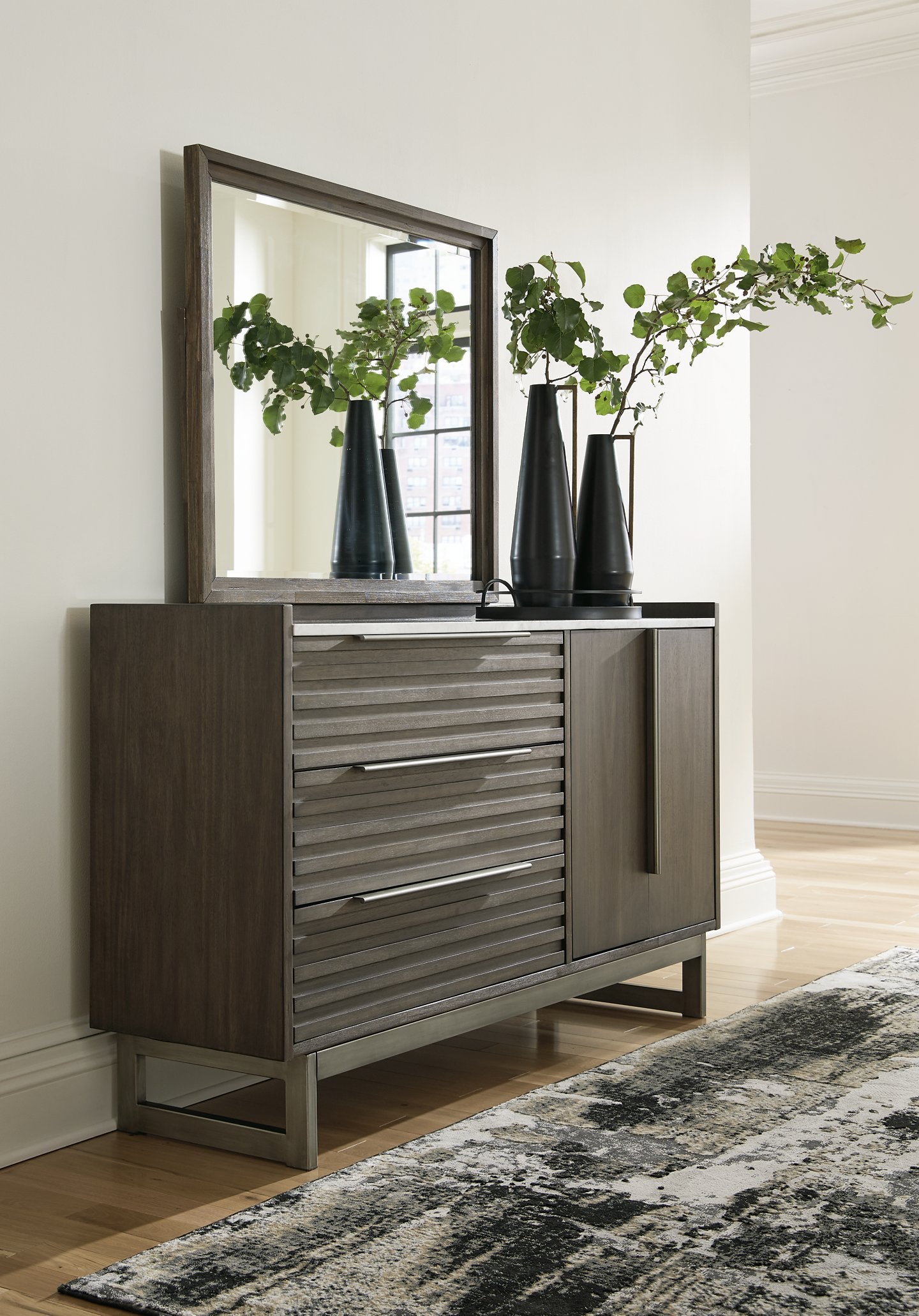 Arkenton Dresser and Mirror - Luxury Home Furniture (MI)