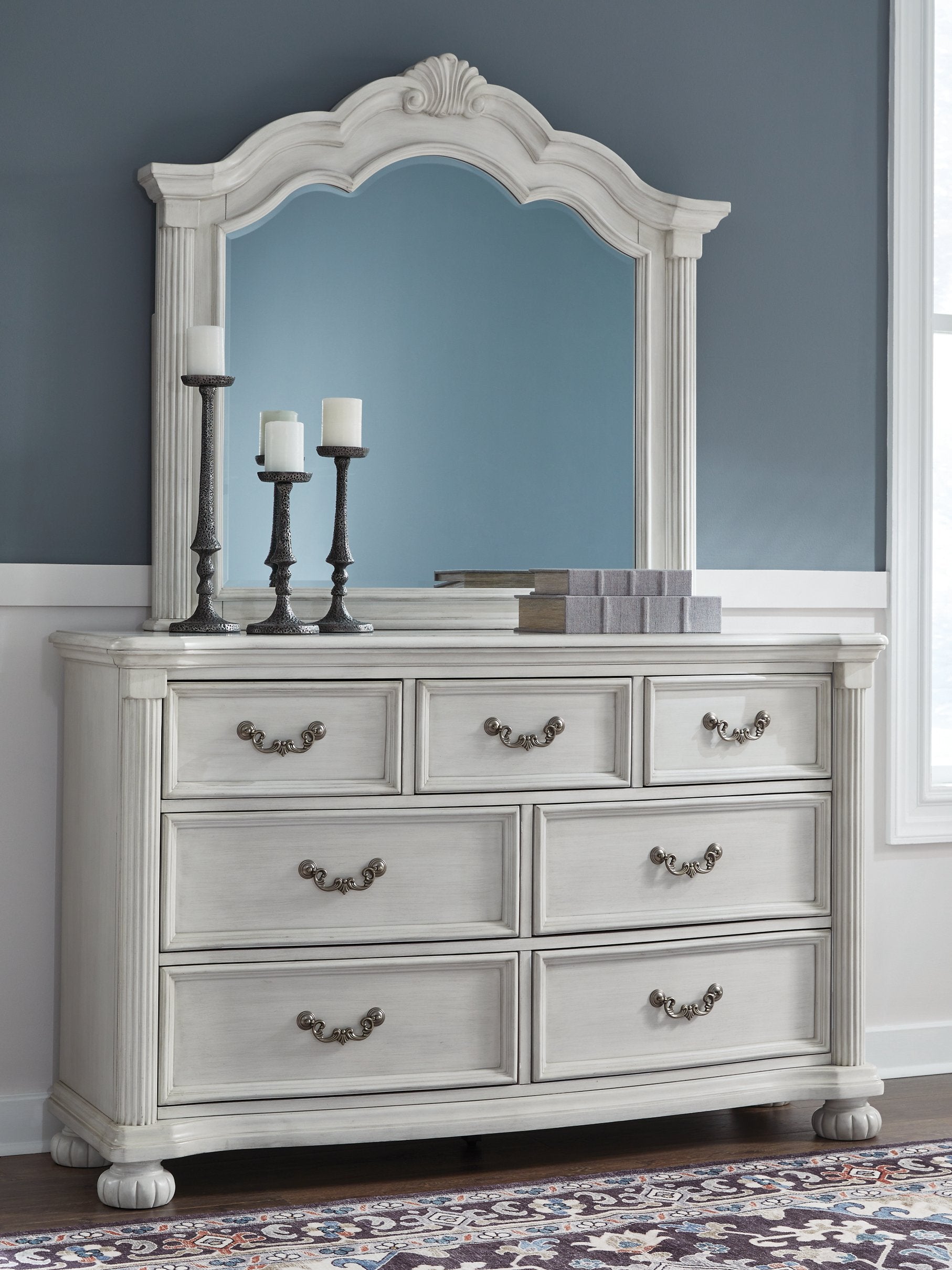 Montelaine Dresser and Mirror - Luxury Home Furniture (MI)