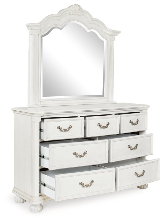 Montelaine Dresser and Mirror - Luxury Home Furniture (MI)