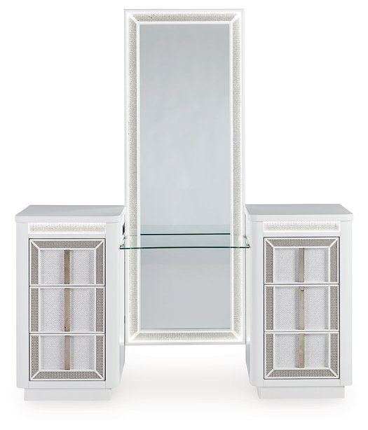 Chalanna Vanity with Mirror - Luxury Home Furniture (MI)