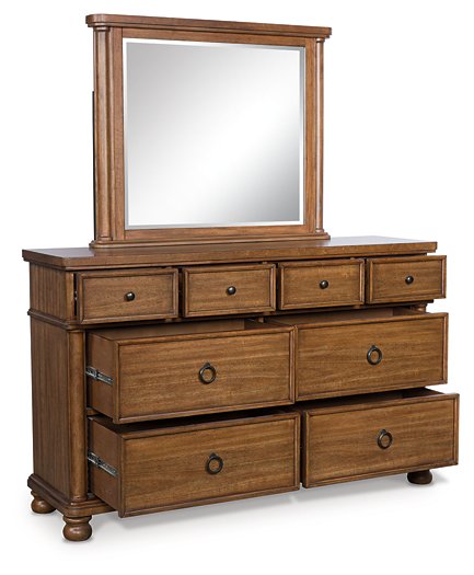 Chadworth Dresser and Mirror - Luxury Home Furniture (MI)