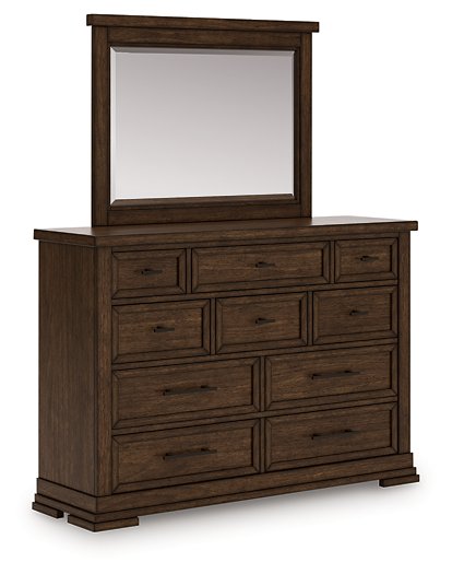 Taffenbrook Dresser and Mirror - Luxury Home Furniture (MI)