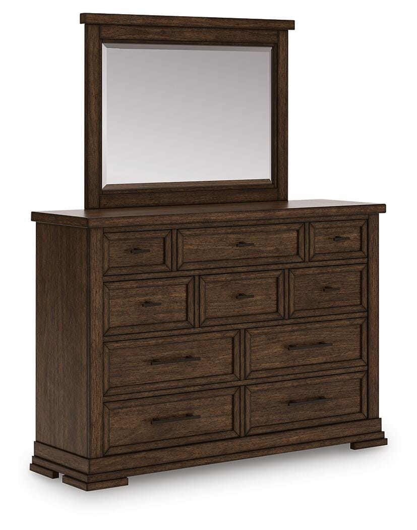 Taffenbrook Dresser and Mirror - Luxury Home Furniture (MI)