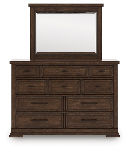 Taffenbrook Dresser and Mirror - Luxury Home Furniture (MI)
